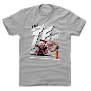 NFL 49ers Tシャツ ジョージ・キトル The People's TE T-Shirt 500Level ヘザーグレー 23nplf｜selection-j
