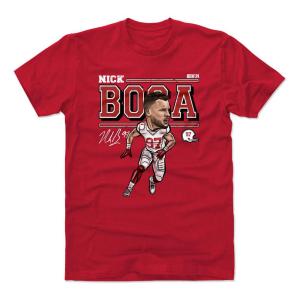 NFL 49ers Tシャツ ニック・ボサ Cartoon T-Shirt 500Level レッド｜selection-j