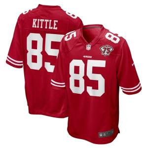 NFL ジョージ・キトル 49ers ユニフォーム 75周年記念 Game ジャージ ナイキ Nike スカーレット｜selection-j