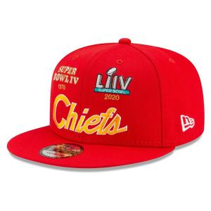 NFL チーフス キャップ スーパーボウル レトロ スクリプト 9FIFTY スナップバック ニューエラ/New Era ブラック｜selection-j