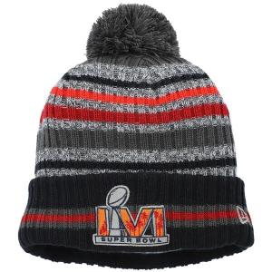 NFL ニットキャップ 第56回スーパーボウル開催記念 ストライプ カフド 帽子 Super Bowl LVI ニューエラ/New Era｜selection-j