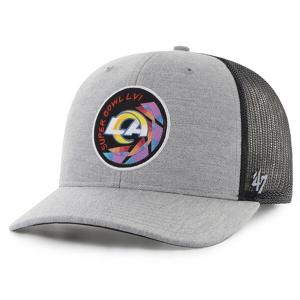 NFL ラムズ キャップ 第56回 スーパーボウル 進出記念 Super Bowl LVI Bound Aperture Trucker 47 Brand グレー｜selection-j