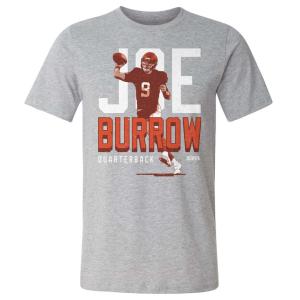 NFL ジョー・バロウ ベンガルズ Tシャツ Cincinnati Throw T-shirt 500level ヘザーグレー｜selection-j