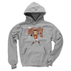 NFL ジョー・バロウ ベンガルズ パーカー Cartoon Hoodie フーディー 500level グレー｜selection-j