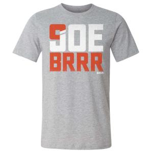 NFL ジョー・バロウ ベンガルズ Tシャツ Cincinnati Joe Brrr T-shirt 500level ヘザーグレー｜selection-j