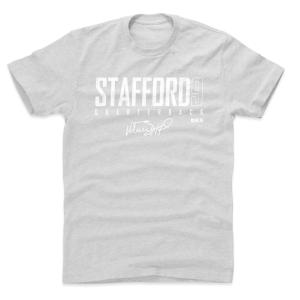 NFL マシュー・スタッフォード ラムズ Tシャツ Los Angeles Elite WHT T-shirt 500level ヘザーグレー 23nplf｜selection-j