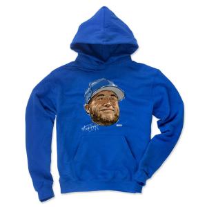 NFL マシュー・スタッフォード ラムズ パーカー Smile WHT Hoddie フーディー 500level ロイヤルブルー｜selection-j