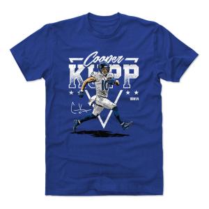 NFL クーパー・カップ ラムズ Tシャツ Triangle Name WHT T-shirt 500level ロイヤルブルー｜selection-j