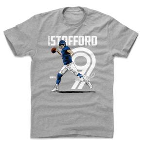 NFL マシュー・スタッフォード ラムズ Tシャツ Inline WHT T-shirt 500level ヘザーグレー｜selection-j