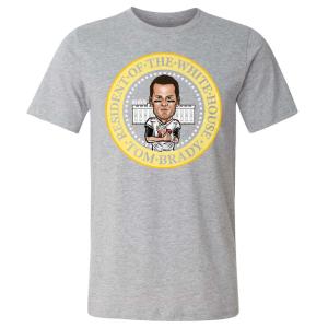 NFL トム・ブレイディ バッカニアーズ Tシャツ Resident Of The White House T-shirt 500level ヘザーグレー｜selection-j