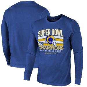 NFL ラムズ Tシャツ 第56回 スーパーボウル 優勝記念 Threads Super Bowl LVI Champions Tee マジェスティック/Majestic｜selection-j