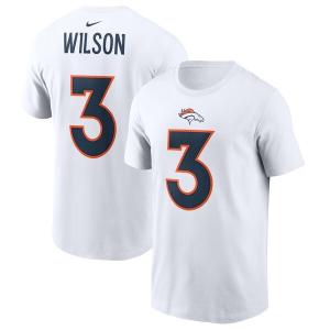 NFL ラッセル・ウィルソン ブロンコス Tシャツ Player Name & Number T-Shirt ナイキ/Nike ホワイト｜selection-j