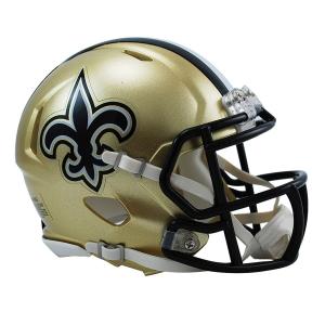 NFL セインツ ミニヘルメット Revolution Speed Mini Football Helmet Riddell｜selection-j