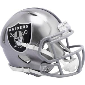 NFL レイダース ミニヘルメット Unsigned 無地 FLASH Alternate Revolution Speed Mini Football Helmet Riddell｜selection-j