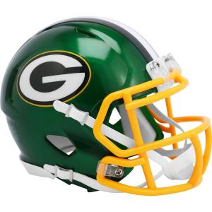 NFL パッカーズ ミニヘルメット Unsigned 無地 FLASH Alternate Revolution Speed Mini Football Helmet Riddell｜selection-j