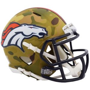 NFL ブロンコス ミニヘルメット Camo Alternate Revolution Speed Mini Football Helmet Riddell｜selection-j