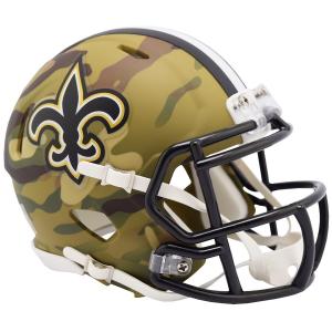 NFL セインツ ミニヘルメット Camo Alternate Revolution Speed Mini Football Helmet Riddell｜selection-j