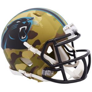 NFL パンサーズ ミニヘルメット Camo Alternate Revolution Speed Mini Football Helmet Riddell｜selection-j