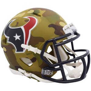NFL テキサンズ ミニヘルメット Camo Alternate Revolution Speed Mini Football Helmet Riddell｜selection-j
