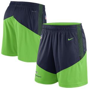 NFL シーホークス ショーツ Primary Lockup  Shorts ナイキ/Nike ネイビー/ネオングリーン｜selection-j