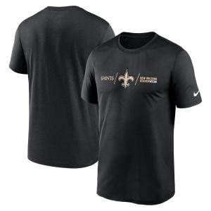 NFL セインツ Tシャツ Horizontal Lockup Legend  T-Shirt ナイキ/Nike ブラック｜selection-j