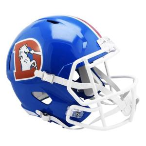 NFL ブロンコス ミニヘルメット Throwback 1975-1996 Mini Football Helmet Riddell｜selection-j