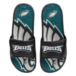 NFL イーグルス サンダル ワードマーク Gel Slide Sandals FOCO ブラック｜selection-j