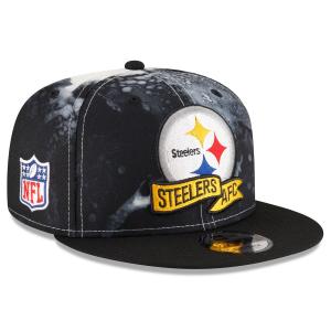 NFL スティーラーズ キャップ 2022 サイドライン 9FIFTY Ink Dye Snapback Cap ニューエラ/New Era｜selection-j