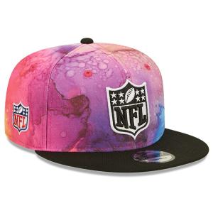 NFL LOGO キャップ 2022 クルーシャルキャッチ 9FIFTY スナップバック Cap ニューエラ/New Era ピンク/ブラック｜selection-j