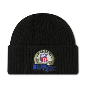 NFL NFL Logo ニットキャップ 2022 サルートトゥサービス Salute To Service ビーニー ニューエラ/New Era ブラック｜selection-j