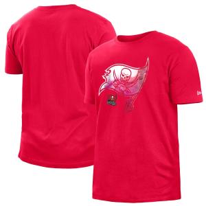 NFL バッカニアーズ Tシャツ 2022 サイドライン インク染め T-Shirt ニューエラ/New Era レッド｜selection-j