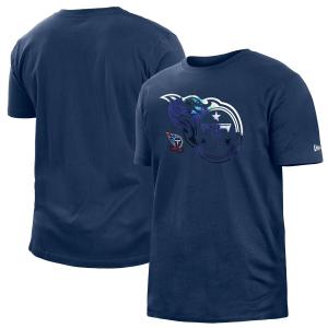 NFL タイタンズ Tシャツ 2022 サイドライン インク染め T-Shirt ニューエラ/New Era ネイビー｜selection-j