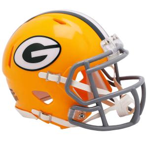 NFL パッカーズ ヘルメット Throeback Speed Mini Helmet Riddell 1961-1979｜selection-j