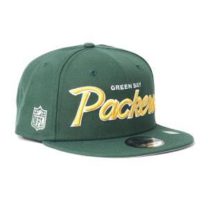 NFL パッカーズ キャップ スクリプトアップ 9FIFTY Snapback Cap ニューエラ/New Era グリーン｜selection-j