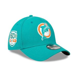 NFL ドルフィンズ キャップ パーフェクトシーズン 50周年記念 Side Patch 39THIRTY Flex Hat ニューエラ/New Era アクア