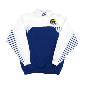 NFL ラムズ スウェットシャツ College Concept Sweatshirt  デッドストック 一点物  Winning Streak Sports ホワイト ロイヤル｜selection-j