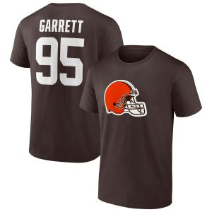NFL マイルズ・ギャレット ブラウンズ Tシャツ Player Icon ネーム＆ナンバー T-Shirt Fanatics ブラウン 23nplf｜selection-j