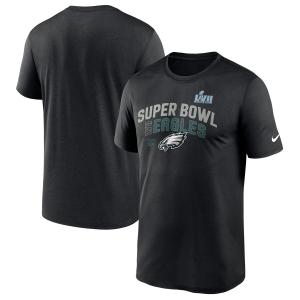 NFL イーグルス Tシャツ 第57回 スーパーボウル 進出記念 Team Logo Lockup T-Shirt ナイキ/Nike ブラック｜selection-j