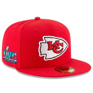 NFL チーフス キャップ 第57回 スーパーボウル 優勝記念 サイドパッチ 59FIFTY Fitted Hat ニューエラ/New Era レッド｜selection-j