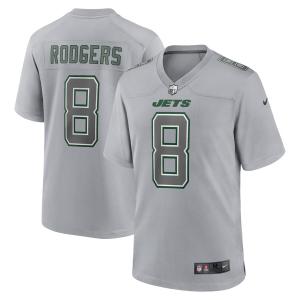 NFL アーロン・ロジャース ジェッツ ユニフォーム Atmosphere Fashion Game Jersey ナイキ/Nike ヘザーグレー｜selection-j