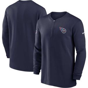 NFL タイタンズ ジャケット 2023 サイドライン Performance Long Sleeve Quarter-Zip Top ナイキ/Nike ネイビー｜selection-j