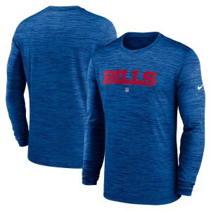 NFL ビルズ Tシャツ サイドライン Team Velocity Performance Long Sleeve T-Shirt ナイキ/Nike ロイヤル｜selection-j