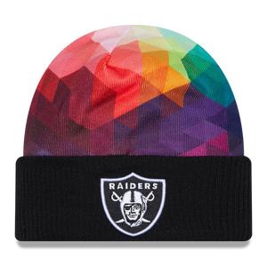 NFL レイダース ニットキャップ クルーシャルキャッチ 2023 Cuffed Knit Hat ニット帽 ニューエラ/New Era ブラック｜selection-j