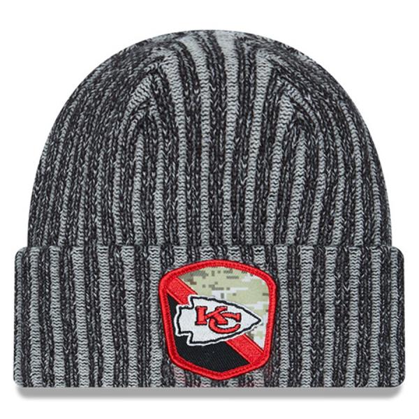 NFL チーフス ニットキャップ サルートトゥサービス2023 Cuffed Knit Hat ニュ...