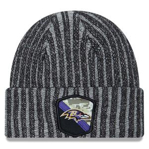 NFL レイブンズ ニットキャップ サルートトゥサービス2023 Cuffed Knit Hat ニューエラ/New Era ブラック｜selection-j