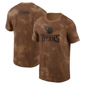 NFL タイタンズ Tシャツ サルートトゥサービス2023 サイドライン T-Shirt ナイキ/Nike ブラウン｜selection-j