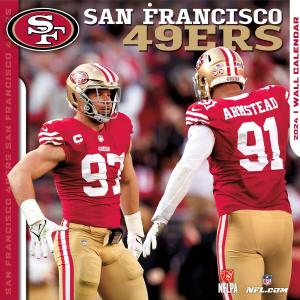 NFL 49ers カレンダー 2024 Team 壁掛け Wall Calendar Turner｜selection-j