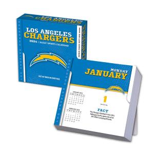NFL チャージャース カレンダー 2024 ボックス Box Calendar Turner｜selection-j