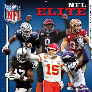 NFL カレンダー 2024 エリート Elite Wall Calendar Turner｜selection-j