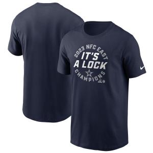NFL カウボーイズ Tシャツ 2023 NFC 東地区 ディビジョン優勝記念 ロッカールーム Trophy Collection ナイキ/Nike ネイビー｜selection-j